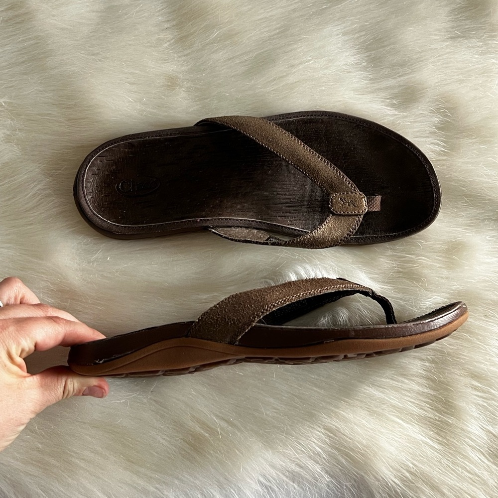 Chaco metallic leather sandals - Picture 3 of 8